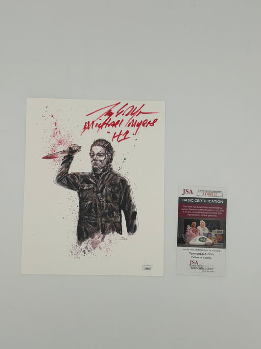 Tony Moran Signed "Halloween" 8x10 Photo (JSA)