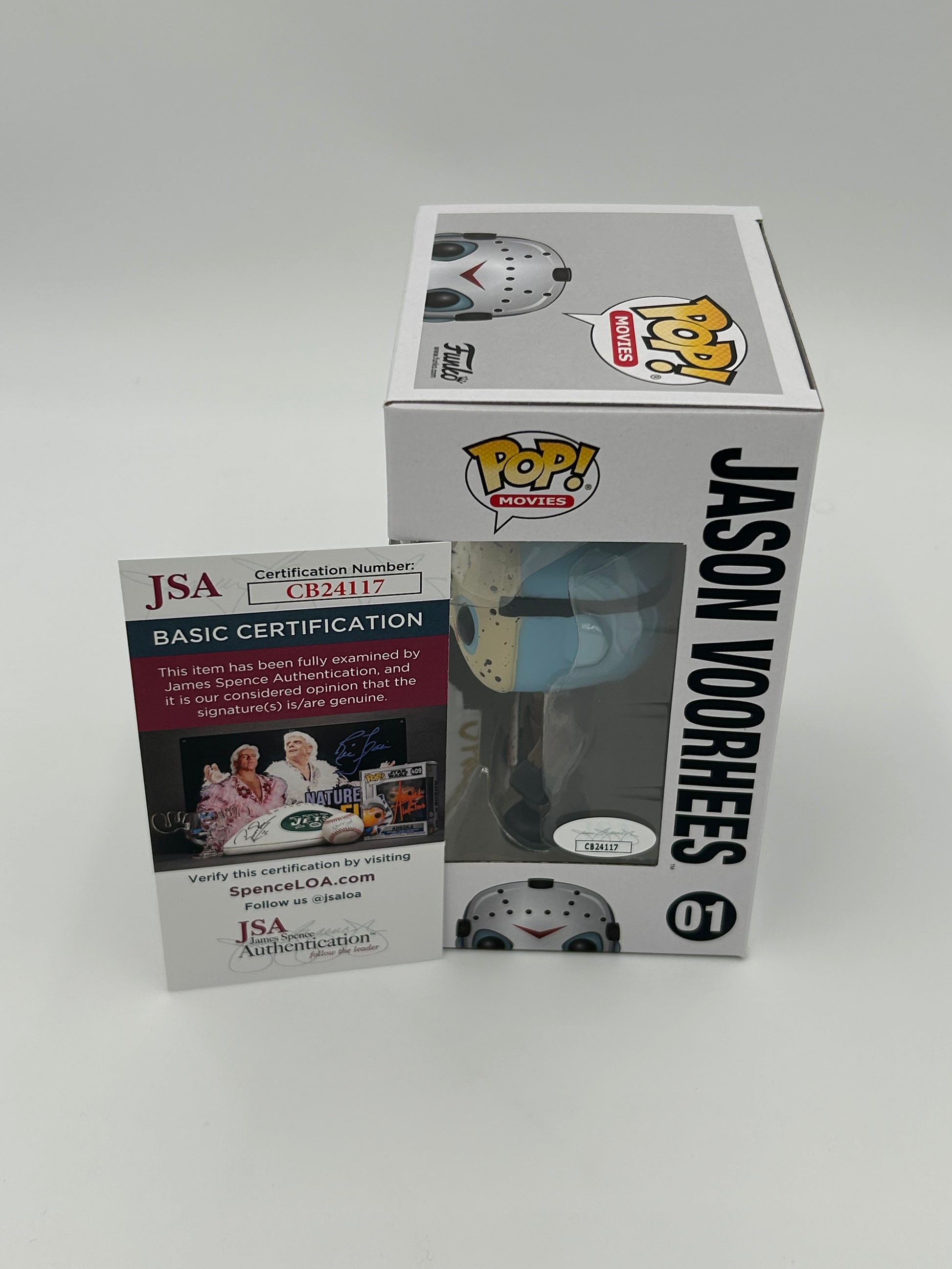 Photo of Ari Lehman Signed and Inscribed "Jason <3 Momma!" Jason Voorhees "Friday The 13th" #01 Funko Pop! Vinyl Figure (JSA) at InkedAuction.com.