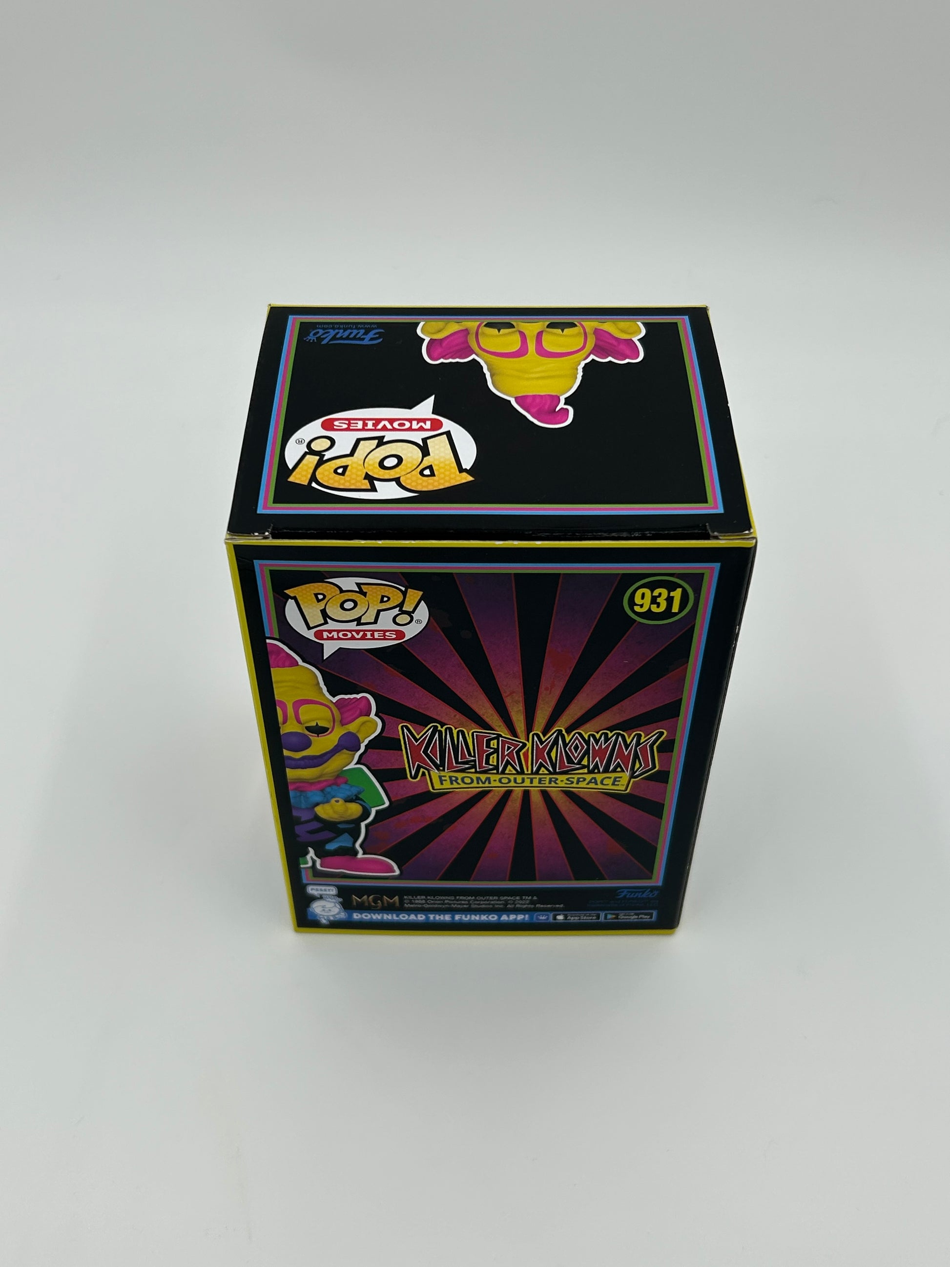 Photo of Chiodo Bros Signed Jumbo "Killer Klowns From Outer Space" #931 Funko Pop! Vinyl Figure (JSA Witnessed) at InkedAuction.com.