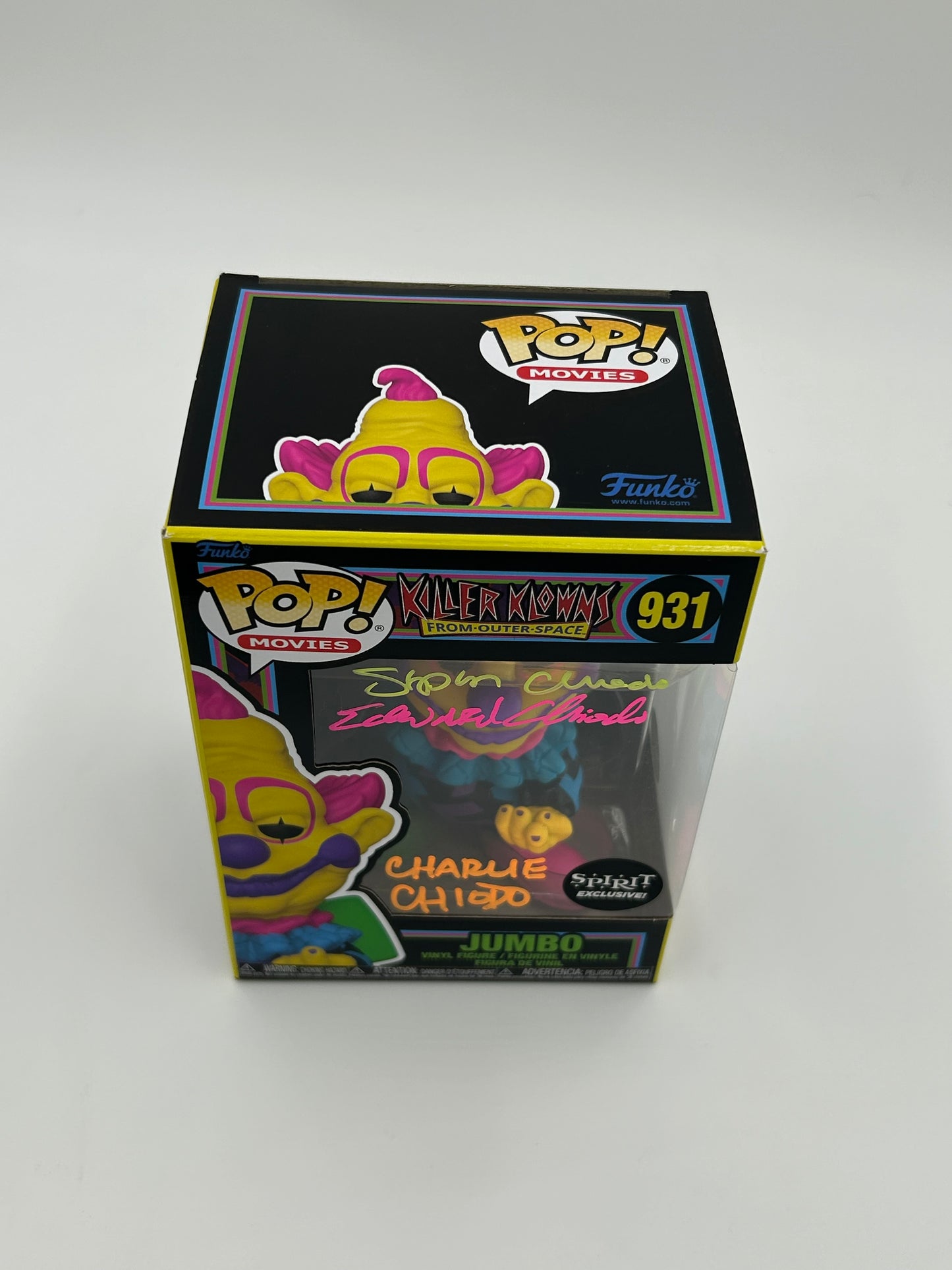 Chiodo Bros Signed Jumbo "Killer Klowns From Outer Space" #931 Funko Pop! Vinyl Figure (JSA Witnessed)