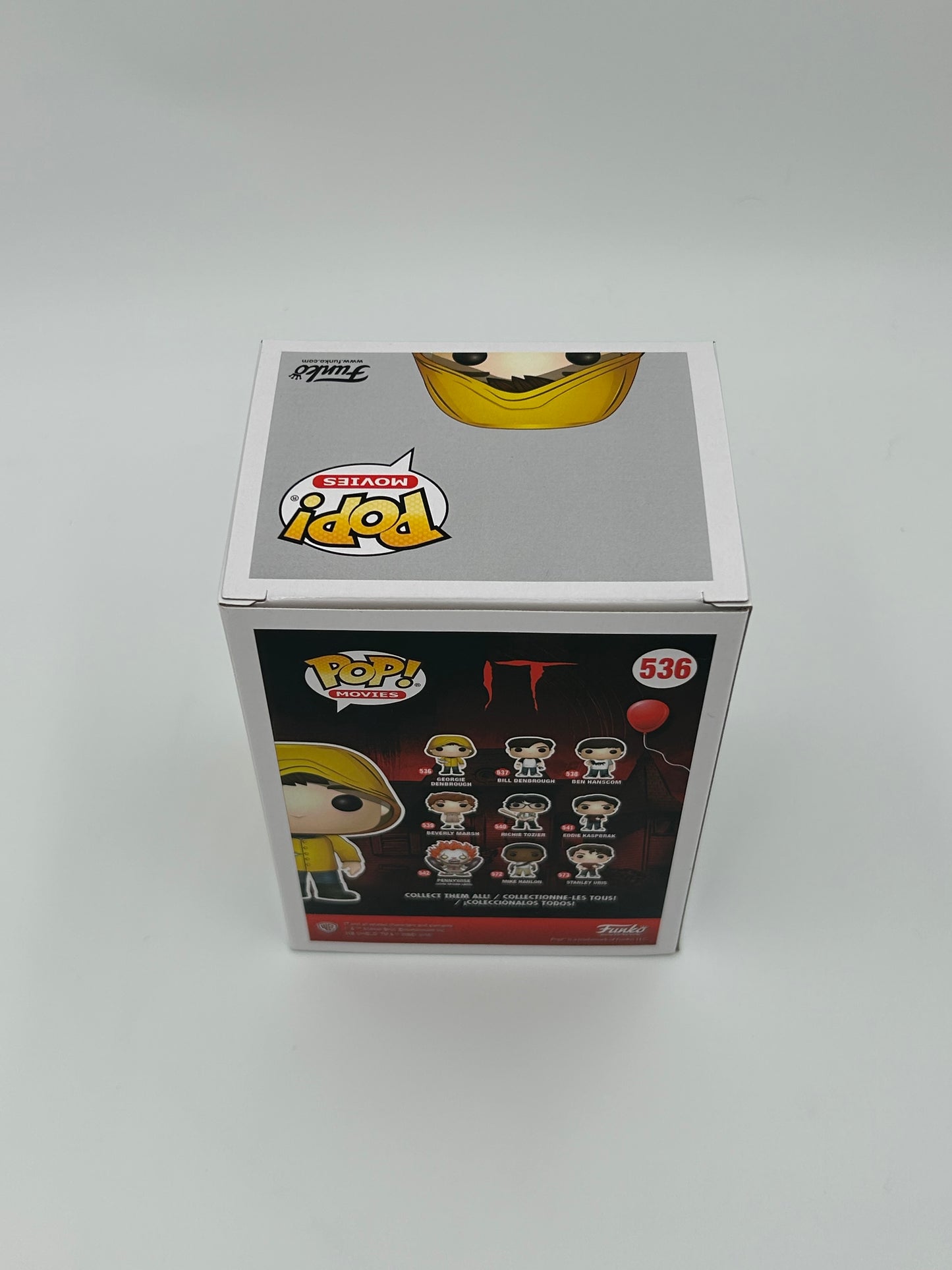 Jackson Robert Scott Signed and Inscribed "You'll Float Too!" Georgie Denbrough "IT" #536 Funko Pop! Vinyl Figure (JSA)