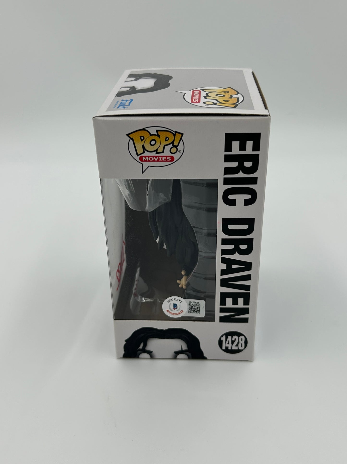 James O'Barr Signed Eric Draven "The Crow" #1428 Funko Pop! Vinyl Figure (Beckett)