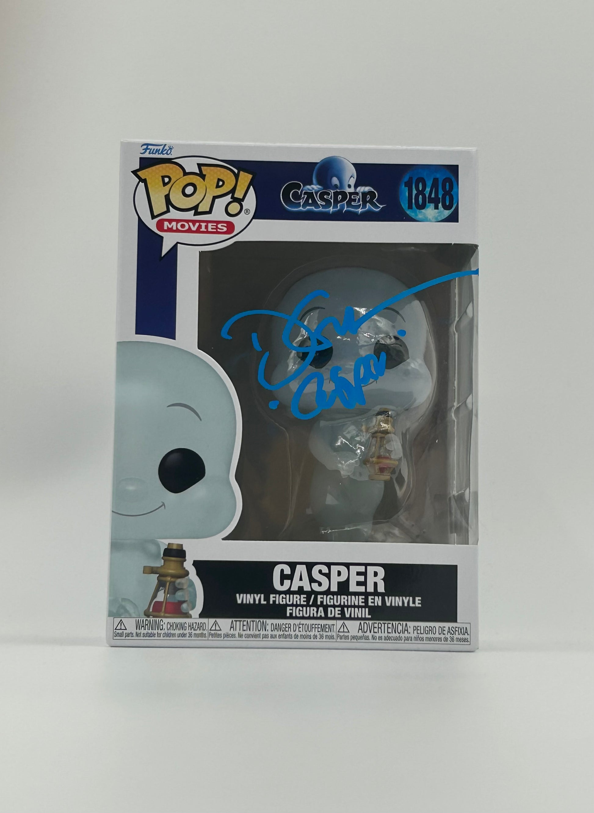 Photo of Devon Sawa Signed And Inscribed "Casper" Casper "Casper" #1848 Funko Pop! Vinyl Figure (Beckett Witnessed) at InkedAuction.com.