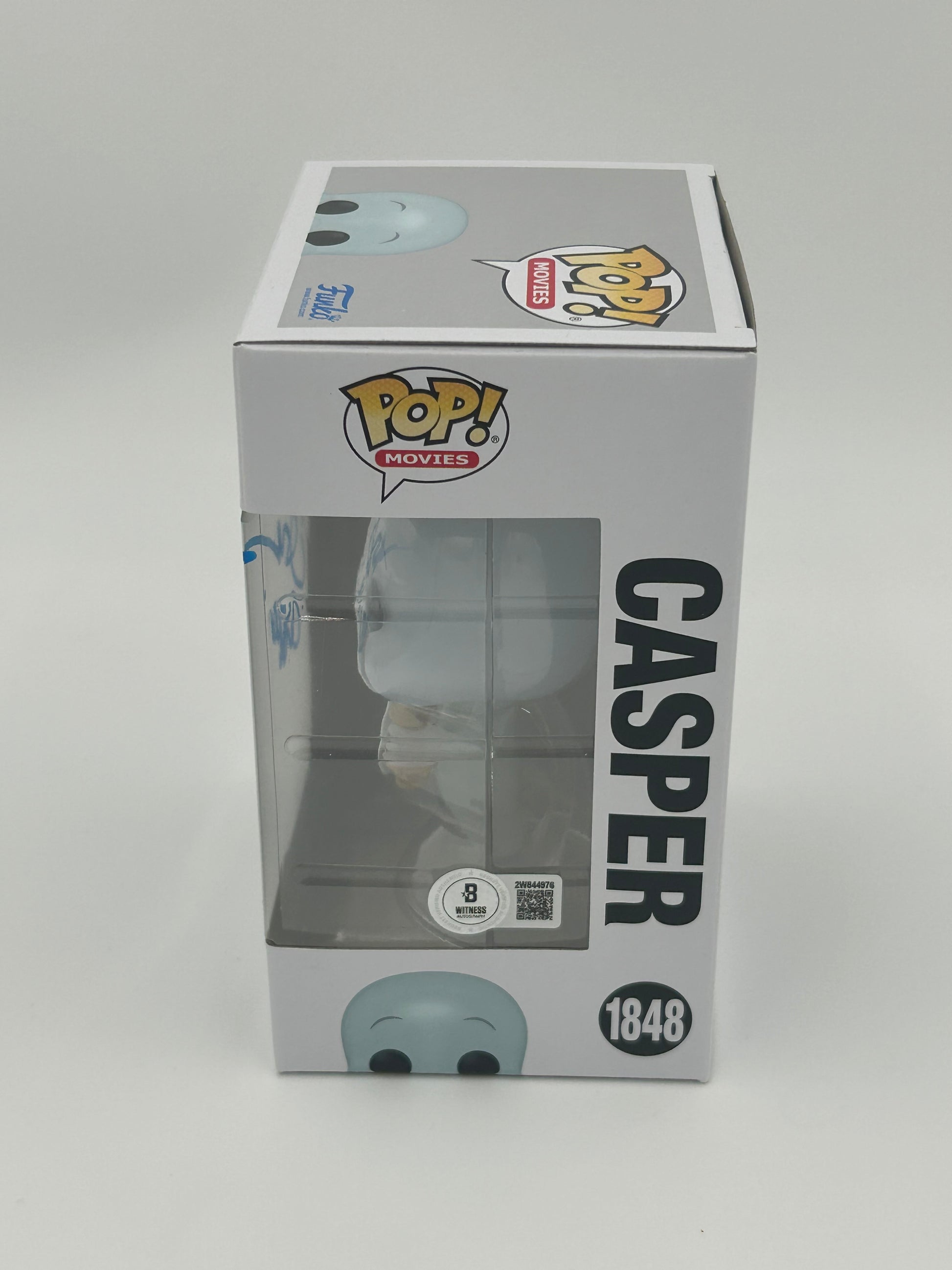Photo of Devon Sawa Signed And Inscribed "Casper" Casper "Casper" #1848 Funko Pop! Vinyl Figure (Beckett Witnessed) at InkedAuction.com.