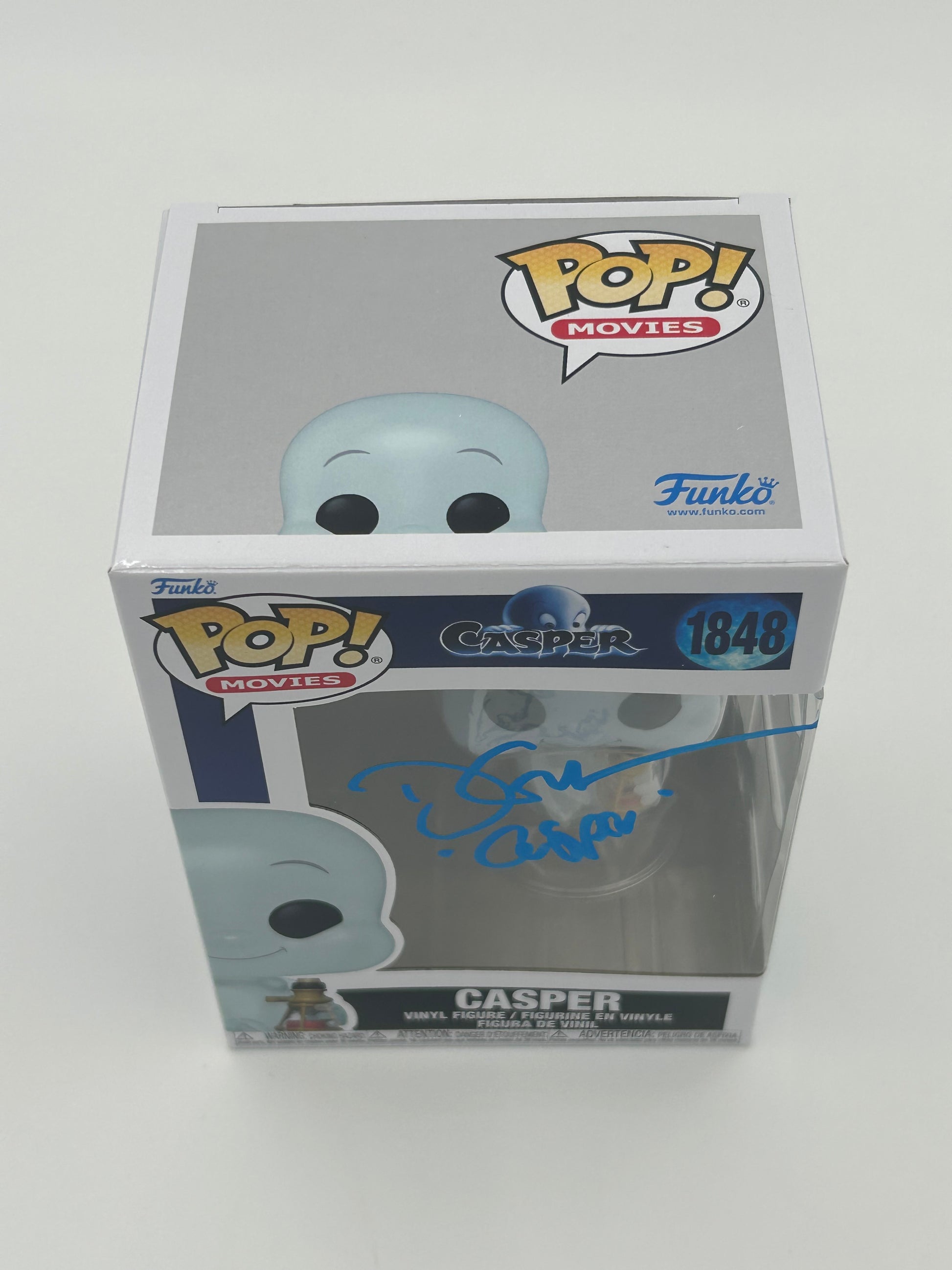 Photo of Devon Sawa Signed And Inscribed "Casper" Casper "Casper" #1848 Funko Pop! Vinyl Figure (Beckett Witnessed) at InkedAuction.com.