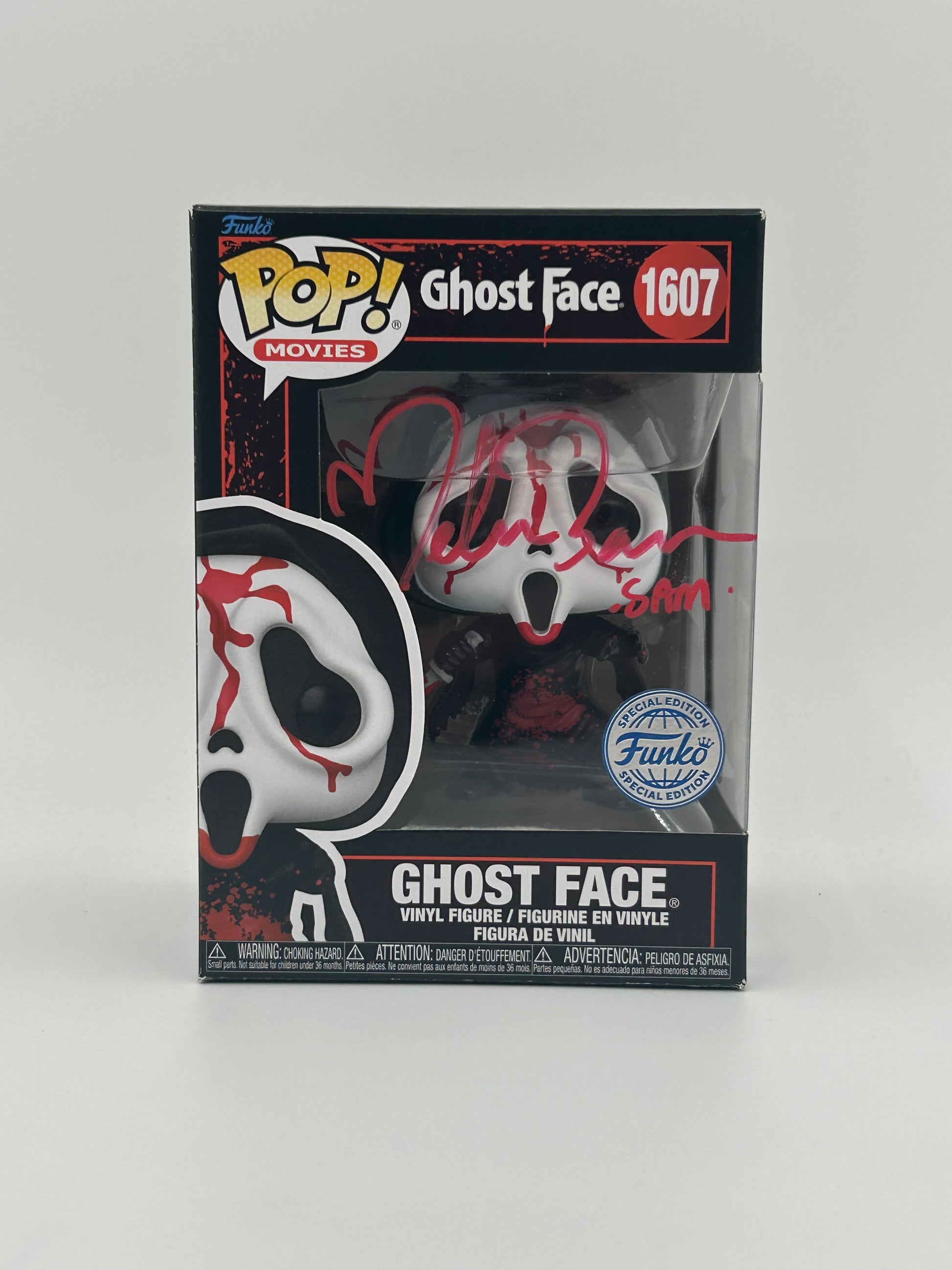 Photo of Melissa Barrera Signed and Inscribed "Sam" Ghost Face "Scream" #1607 Funko Pop! Vinyl Figure (JSA) at InkedAuction.com.